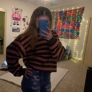 cropped oversized sweater!
